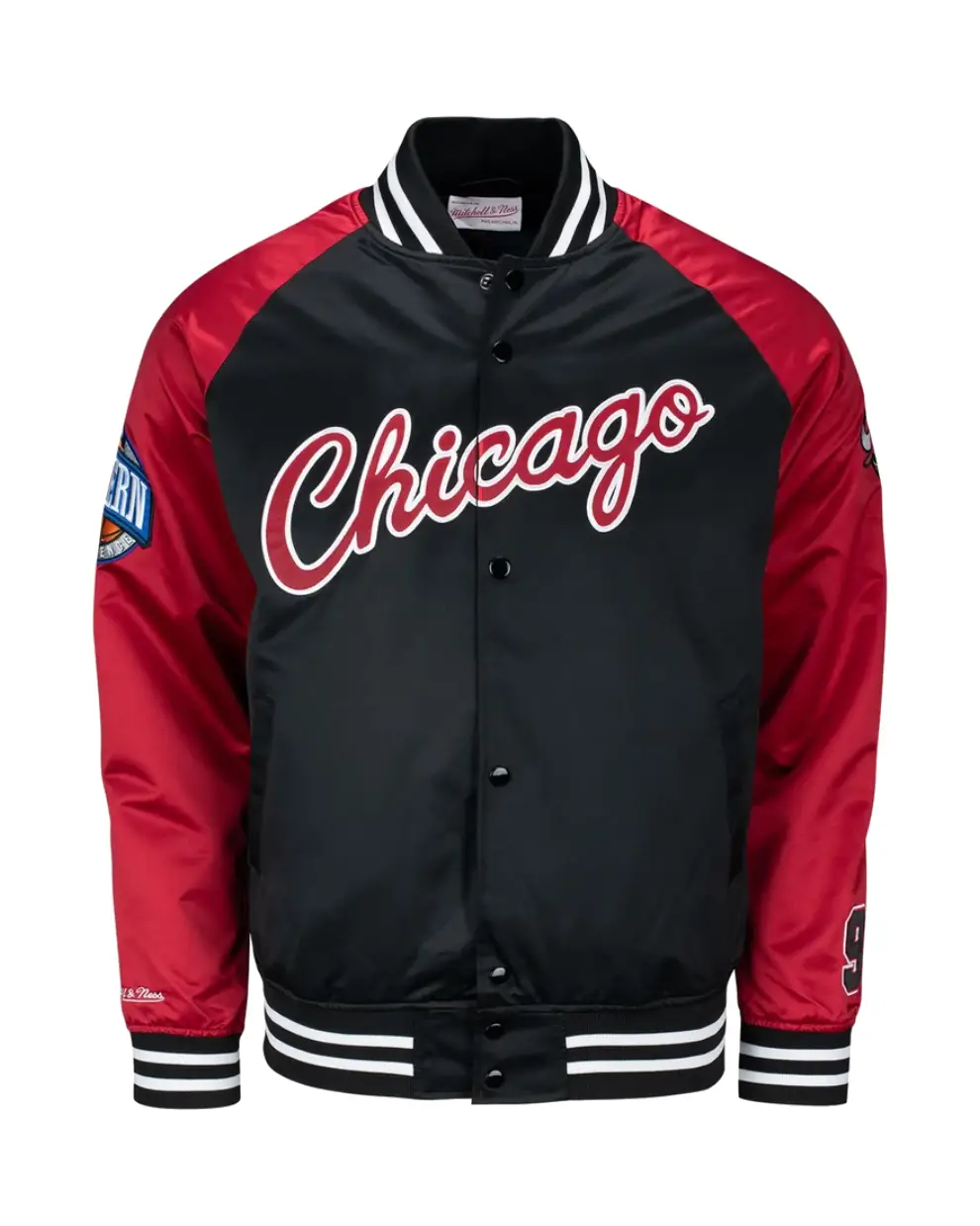 Chicago Bulls Mitchell & Ness Dennis Rodman Satin Jacket (1)