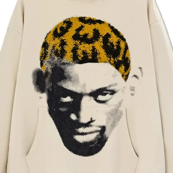 Dennis Rodman Hoodie Apricot (2)