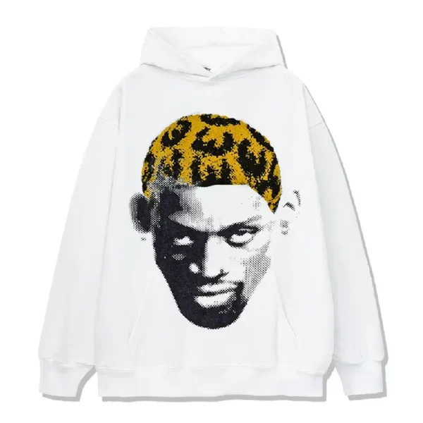 Dennis Rodman Hoodie White (1)