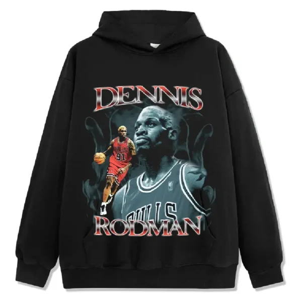 Dennis Rodman NBA Hoodie Black (2)