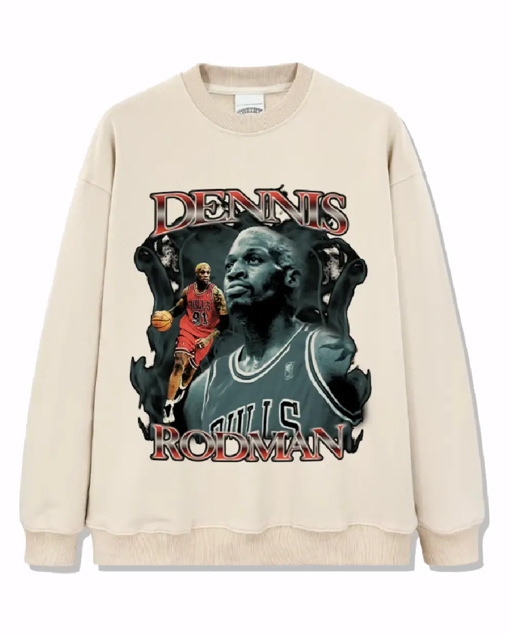 Dennis Rodman Sweatshirt NBA Apricot (1)